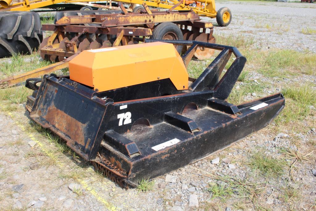 Skid Pro 72" Hydrauli9c Skidsteer Brush Cutter