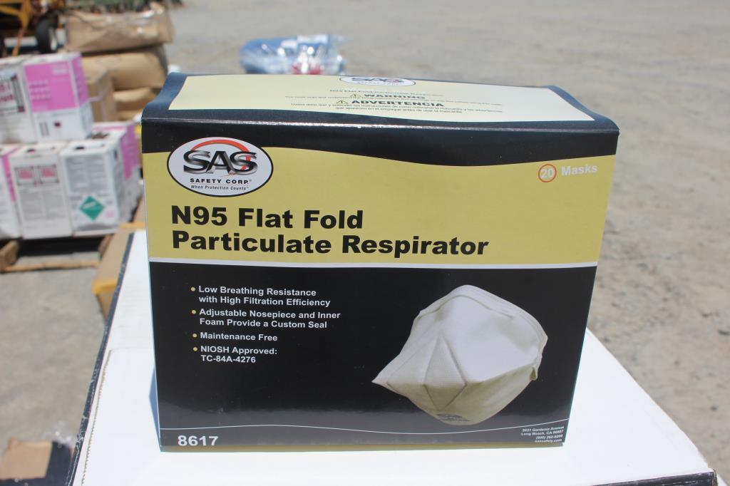 Unused Flat-Fold Respirator Mask