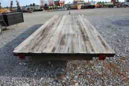 Shop Built 20' T/A Flatbed Trailer