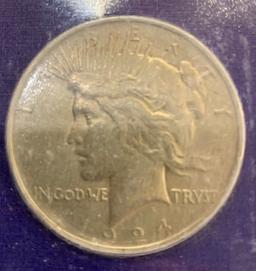 1924 Peace Dollar (Teapot Dome Scandal)