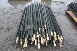 Lot of (109) Unused 6.5' T-Posts