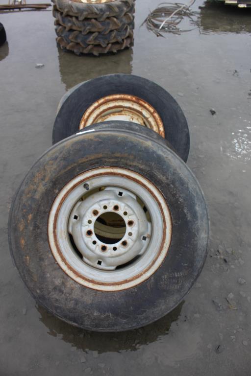 Lot of (4) Implement Tires w/ Rims