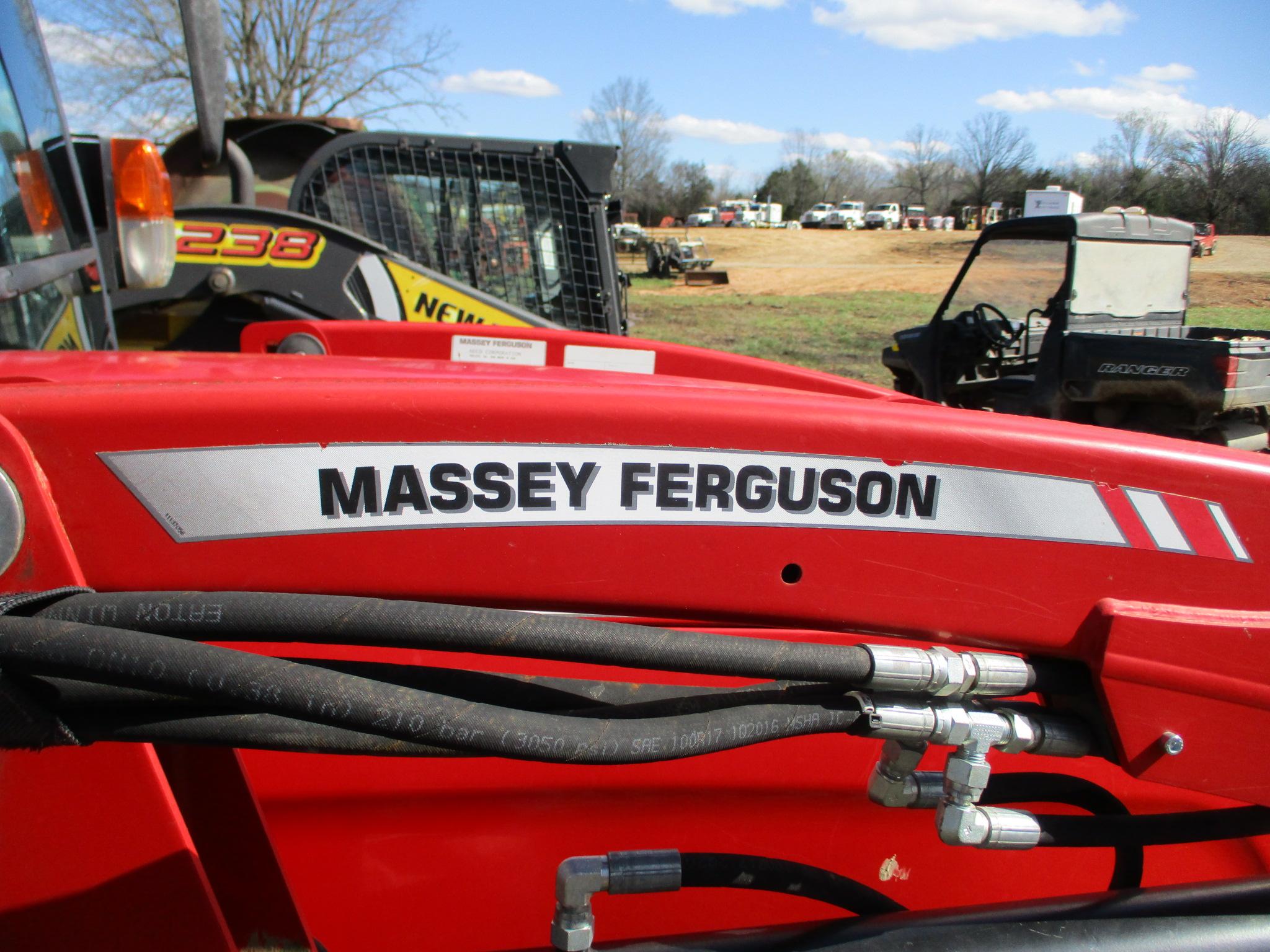 Massey Ferguson 1758 4x4 Cab Tractor w/ Loader
