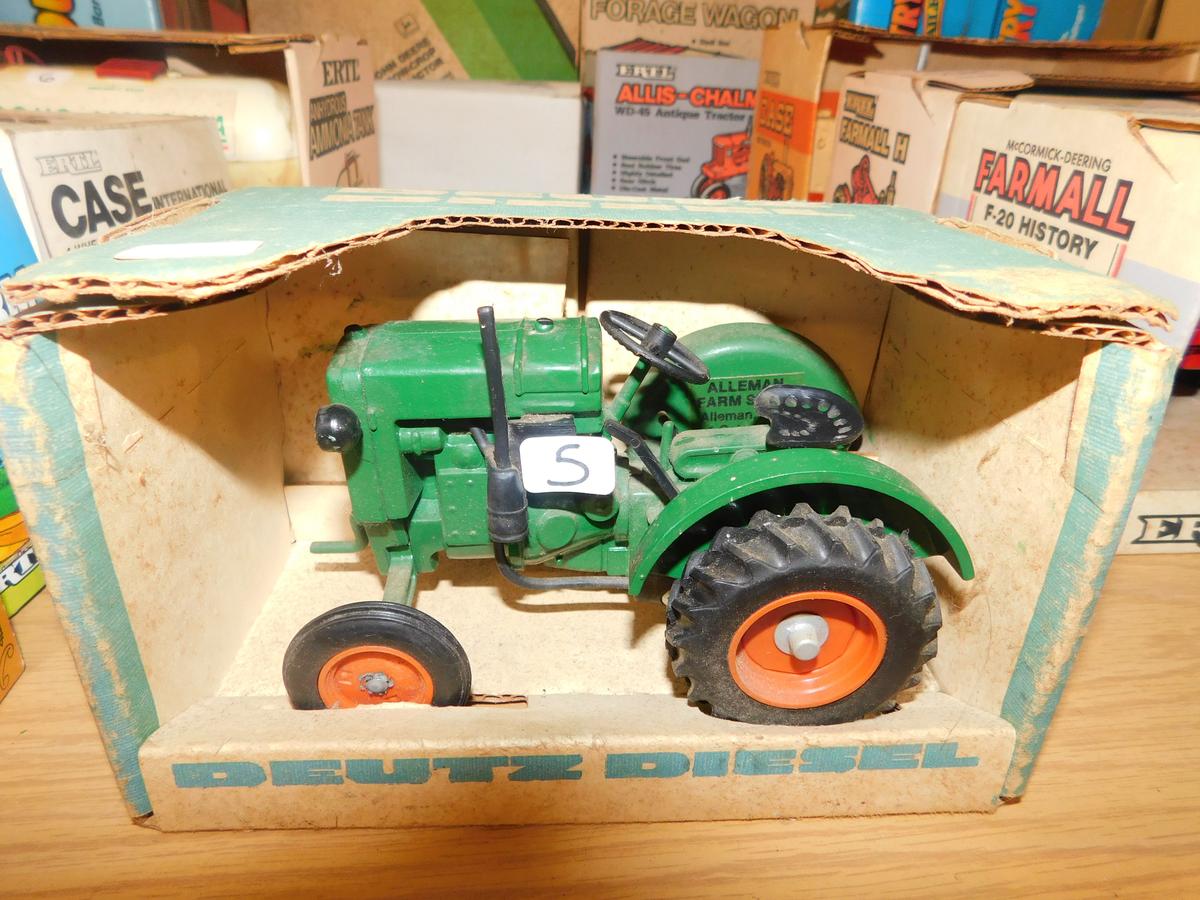 DEUTZ DIESEL TRACTOR W/ BOX