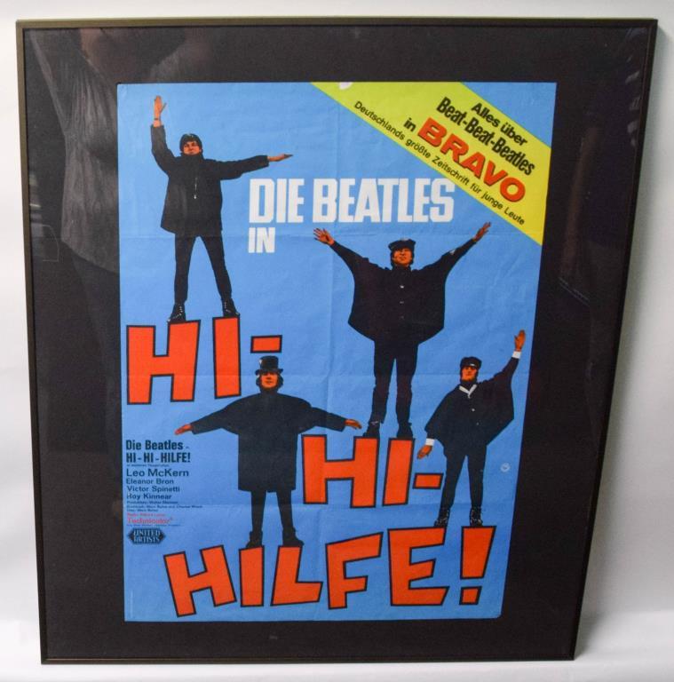 Beatles “Hi-Hi-Hilfe!” Framed Poster