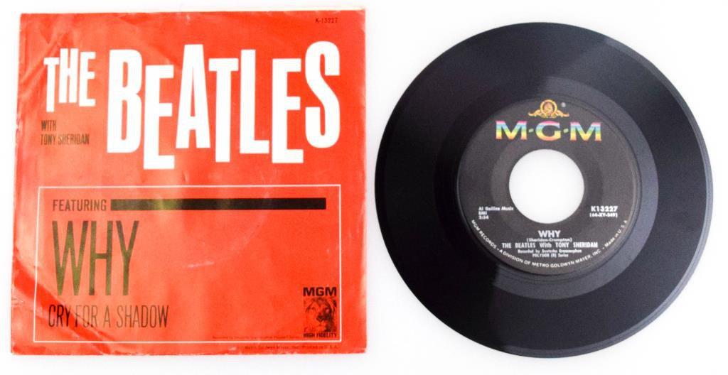 The Beatles With Tony Sheridan "Why" Vinyl Single