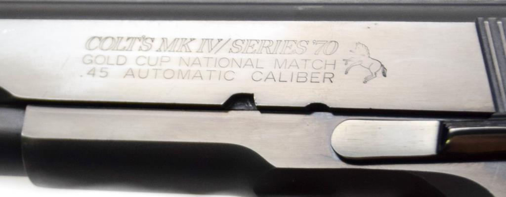 Colt MK IV/Series 70 Gold Cup National Match .45 ACP