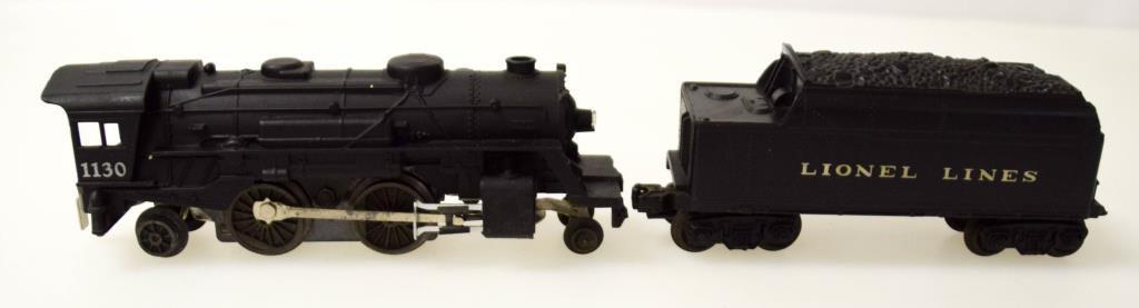 Lionel Columbia Type Locomotive No. 1130 & Tender