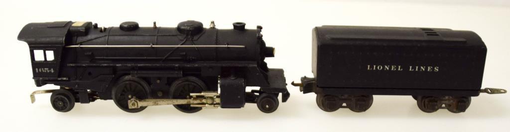 Lionel Columbia Type Locomotive No. 1654 & Tender