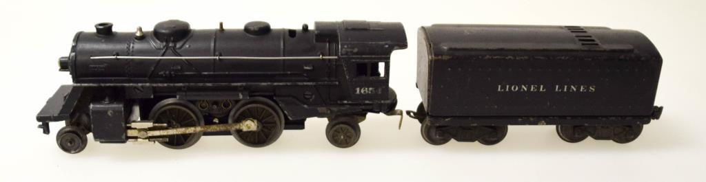 Lionel Columbia Type Locomotive No. 1654 & Tender