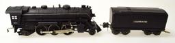 Lionel Prairie Type Steam Locomotive No. 1666 & Tender