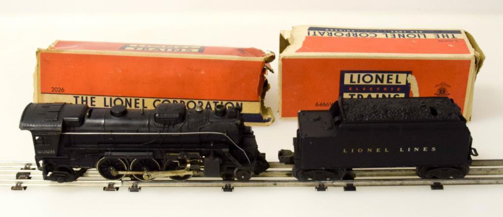 Lionel Prairie Type Locomotive No. 2026 & Tender