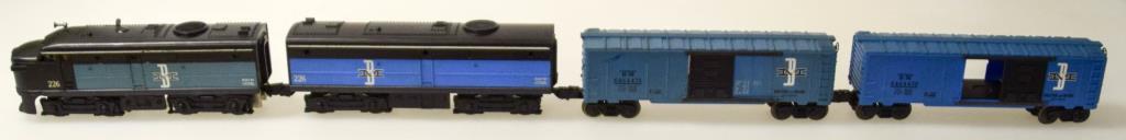 Lionel Boston & Maine FA No. 226 "AB" Unit & 2) Box Cars