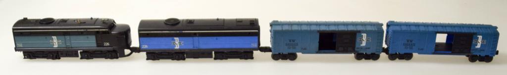 Lionel Boston & Maine FA No. 226 "AB" Unit & 2) Box Cars