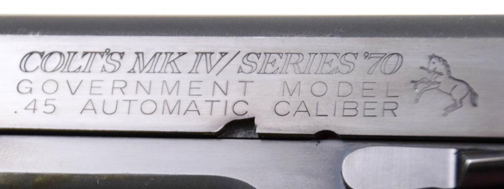 Colt MK IV Gov't Model Series 70 .45 ACP