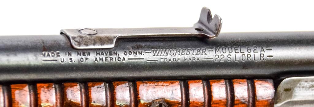 Winchester Model 62A Visible Hammer .22 sl lr