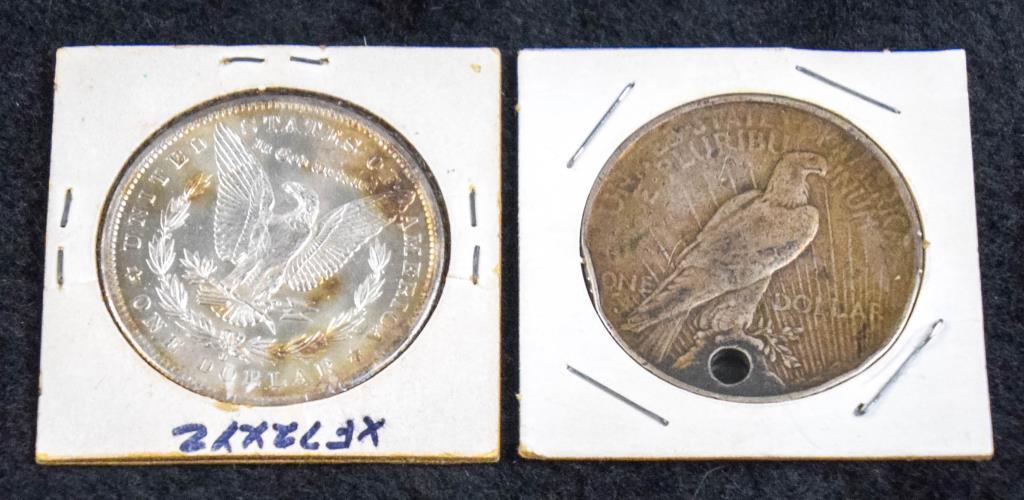 Morgan Silver Dollar & Peace Silver Dollar