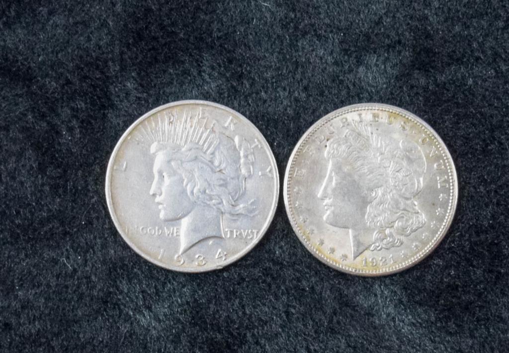 Morgan Dollar & Peace Dollar