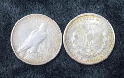 Morgan Dollar & Peace Dollar