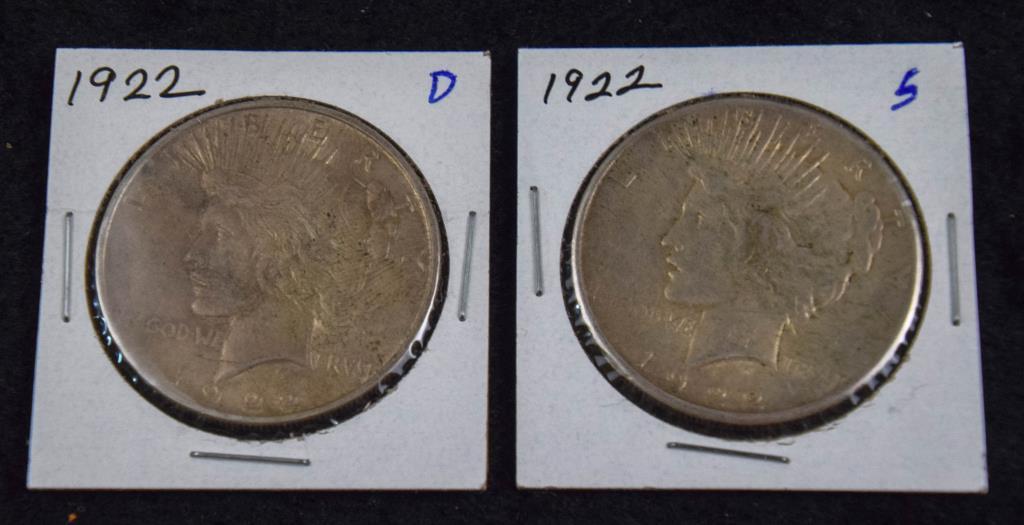 2 Peace Dollars