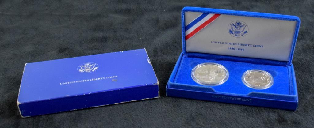 1986 S US Liberty Ellis Island Proof Set