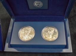 2013 West Point Silver Eagle Two-Coin Set