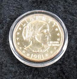 1981 Uncirculated Susan B Anthony