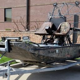 2013 Pemberton 12’ airboat