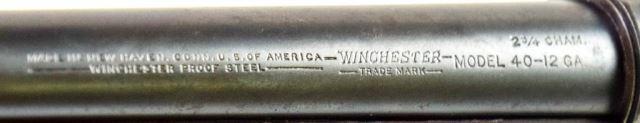 Winchester Model 40 12 ga