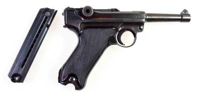 Mauser Luger Code "byf", 42 date Black Widow 9mm Para