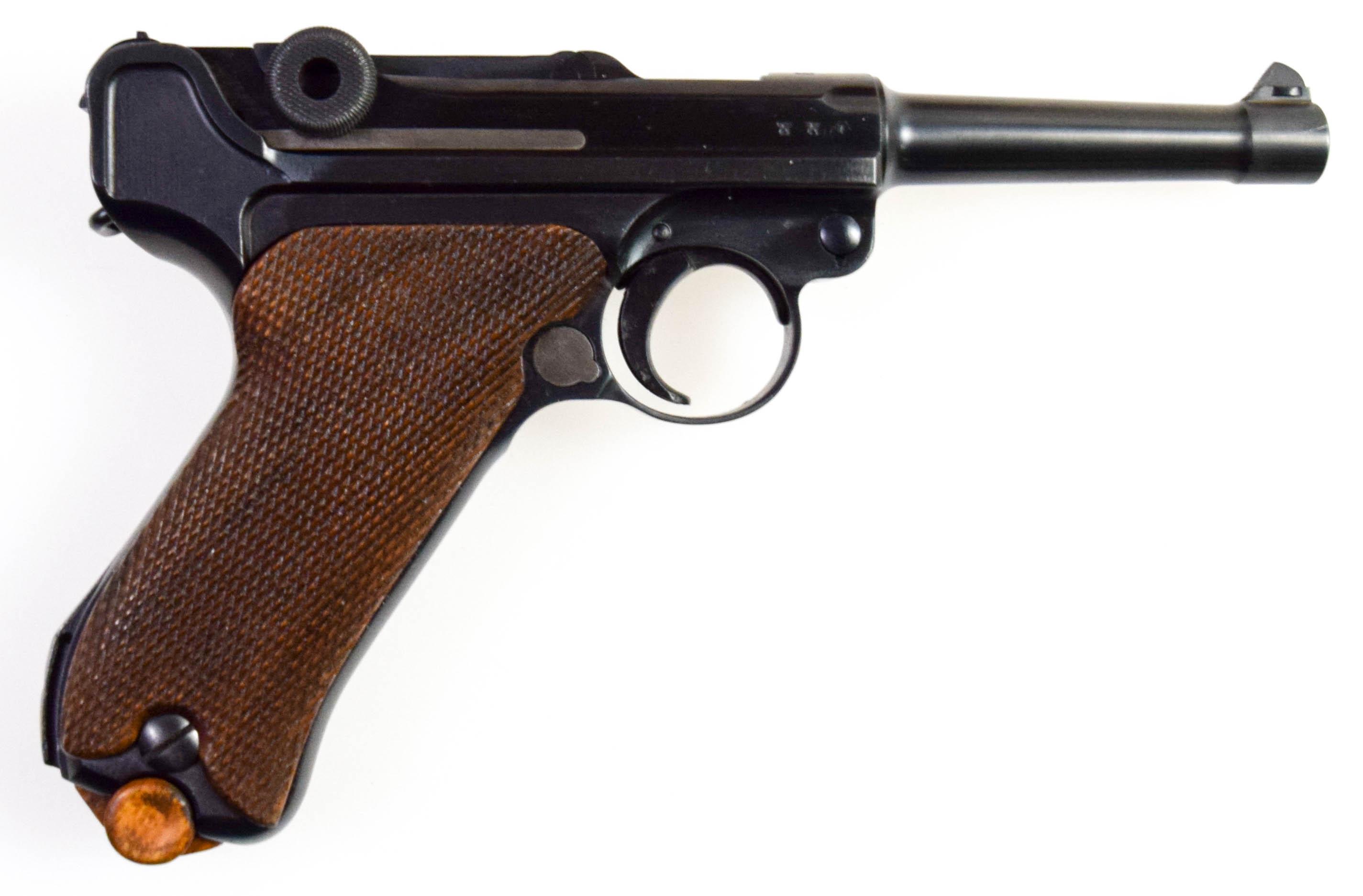 Mauser Luger S/42, dated chamber 7.65x21