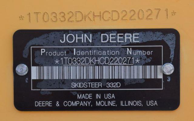 John Deere 332D Skid Steer Loader