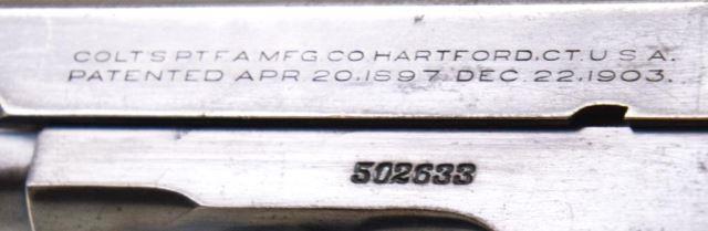 Colt - 1903 Hammerless 32 Pocket Auto - .32 RF