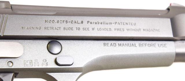 Beretta - Model 92FS INOX - 9MM Para