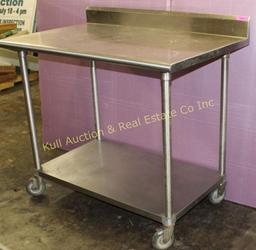 48" s/s work table