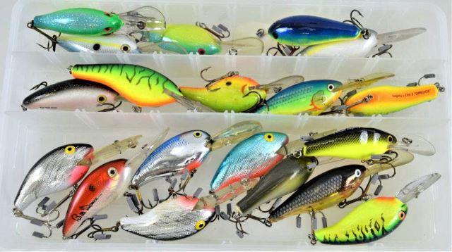 (19) Group Asst'd Bagley and Rapala Lures