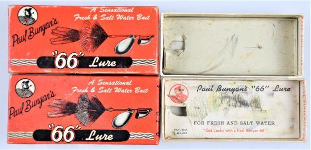 (7) Paul Bunyan Lures and Empty boxes