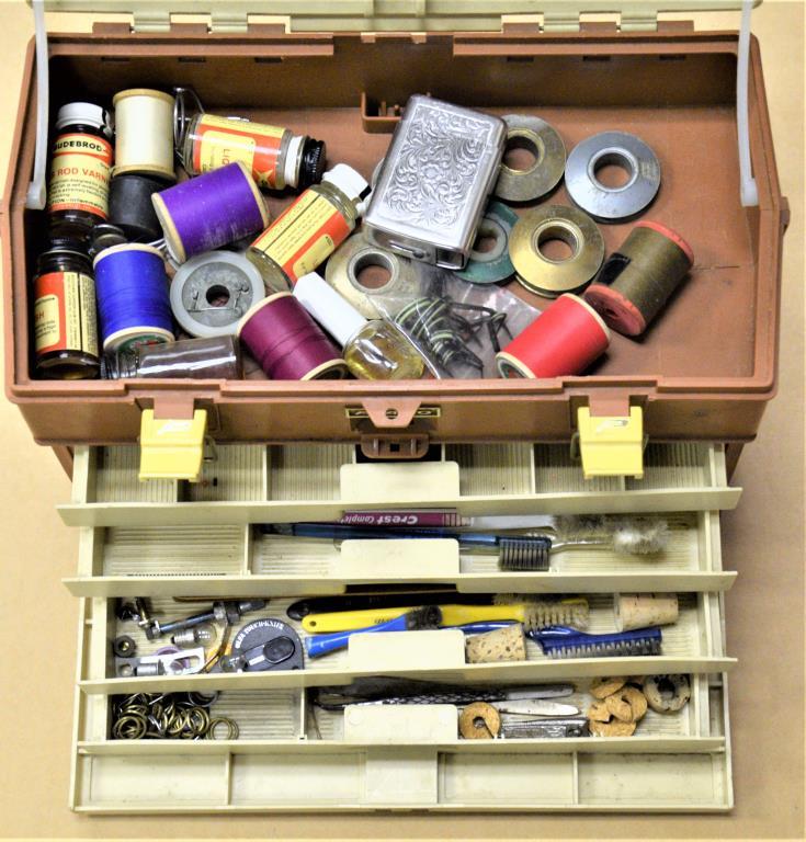 Plano 757 Tackle Box w/Pole Repair Parts