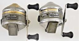 (2) Zebco 33 Classic  Ball Bearing Reel