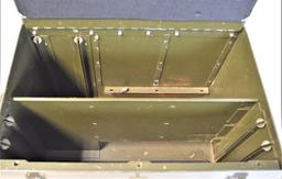 Green Metal chest