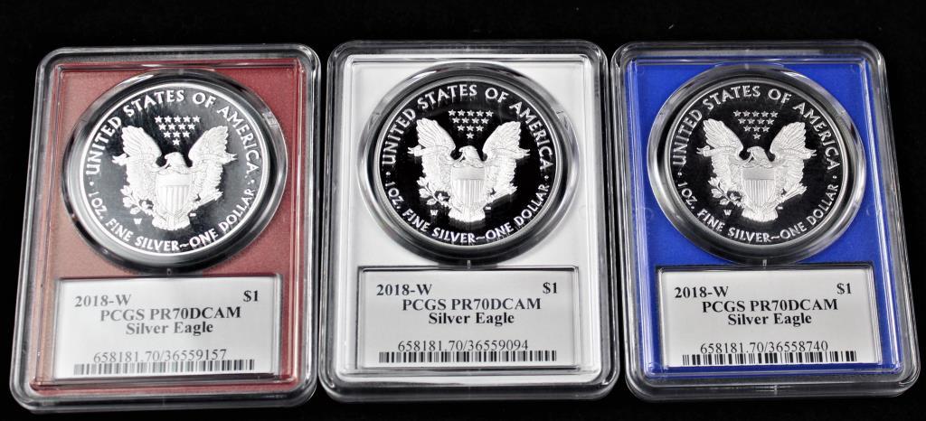 2018-W $1 Silver American Eagle Coin