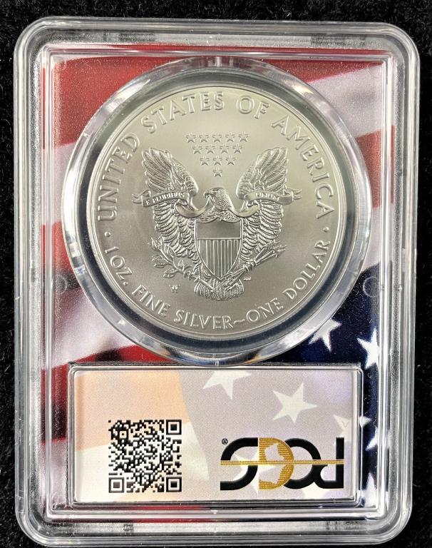 2018-W $1 Silver American Eagle Coin