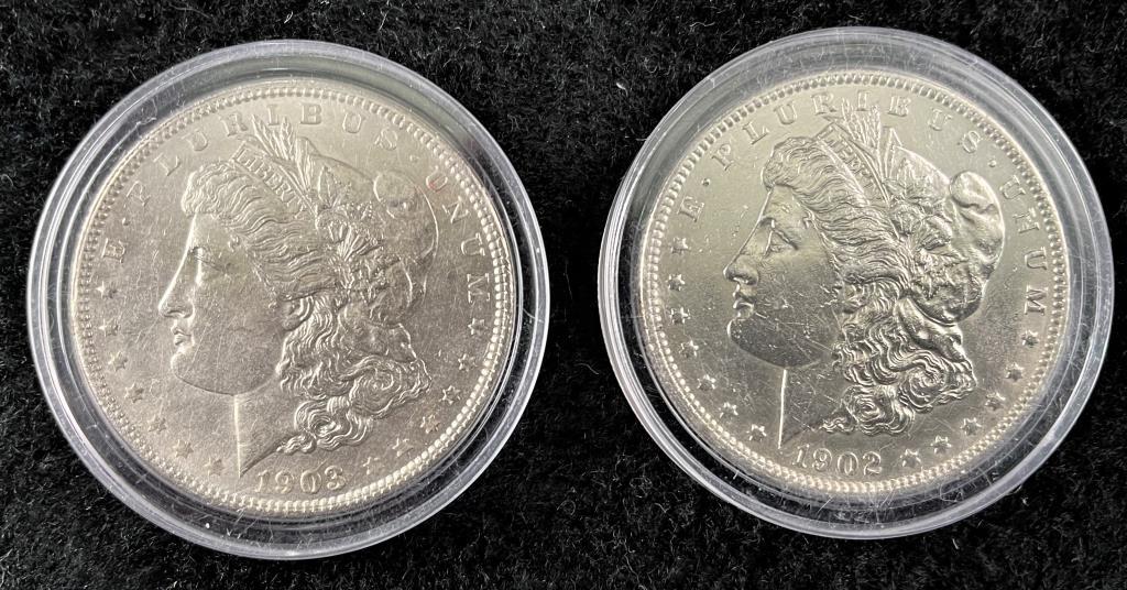 1902 & 1903 Morgan Silver Dollar