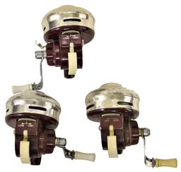 (3) Clipper Model No. 36 Reels