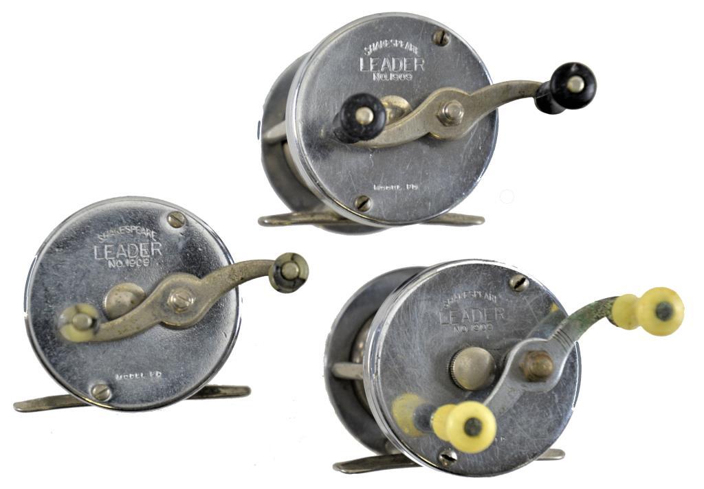 (3) Shakespeare 1909 Leader Reels