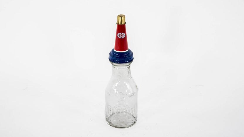 Sohio Glass Oil Bottle