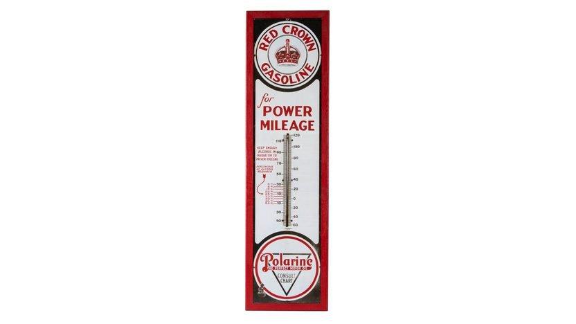 Red Crown Gasoline Thermometer SSP