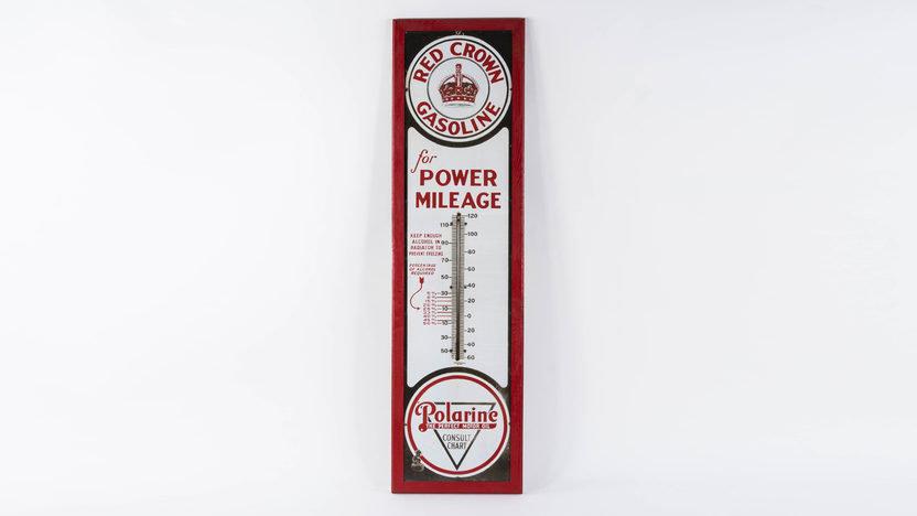 Red Crown Gasoline Thermometer SSP