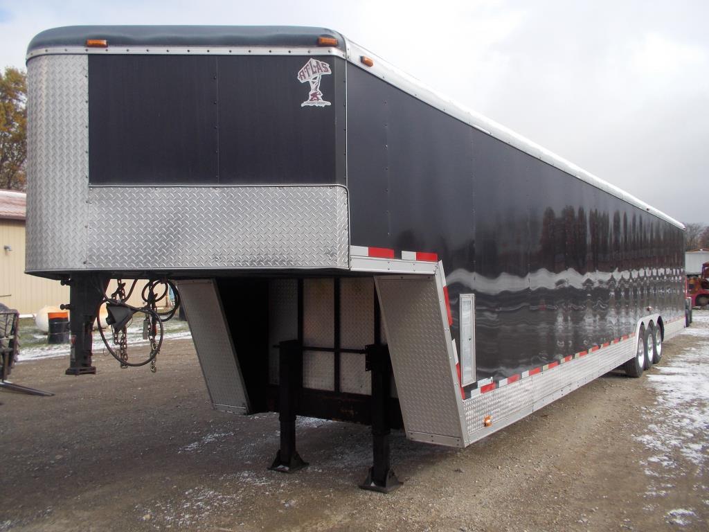 2014 ATLAS 48' X9' TRI AXLE ENCLOSED CAR HAULER Year: 2014 Make: ATLAS Mode