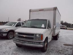 1996 CHEVROLET 3500 CUT-AWAY VAN W/ 15' ALUMINUM E  Year: 1996 Make: CHEVRO